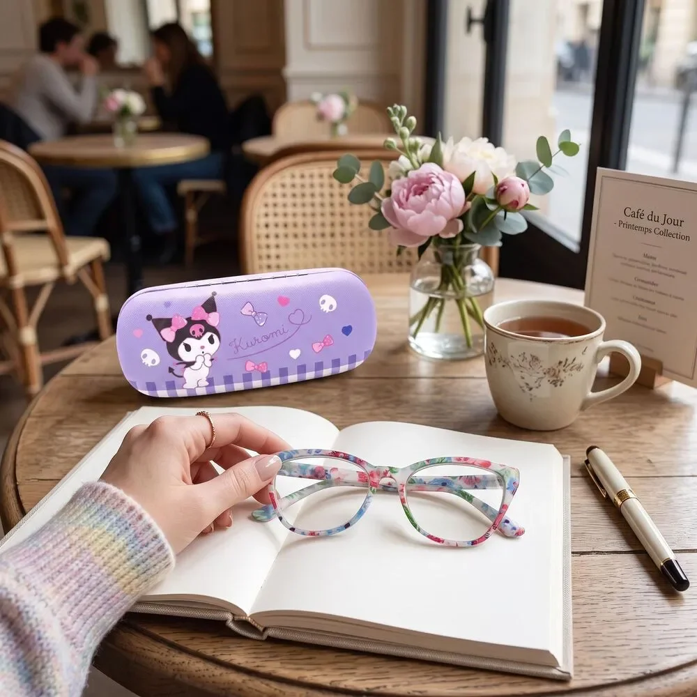 Kuromi Kawaii Glasses Case | Hard Shell Eyeglass Case | Reading Glasses Case | - Picture 6 of 6